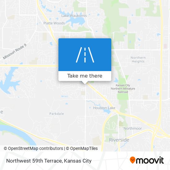 Mapa de Northwest 59th Terrace