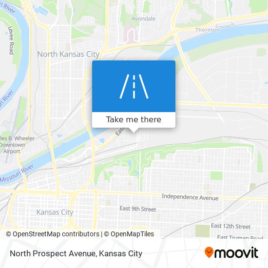 Mapa de North Prospect Avenue