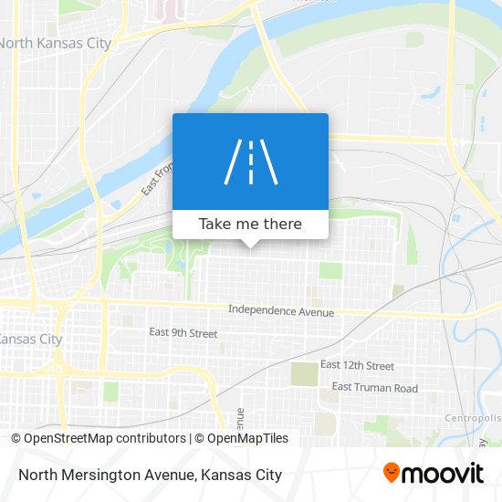 North Mersington Avenue map