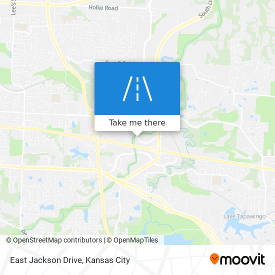 East Jackson Drive map