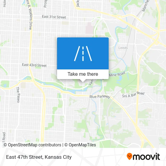 East 47th Street map