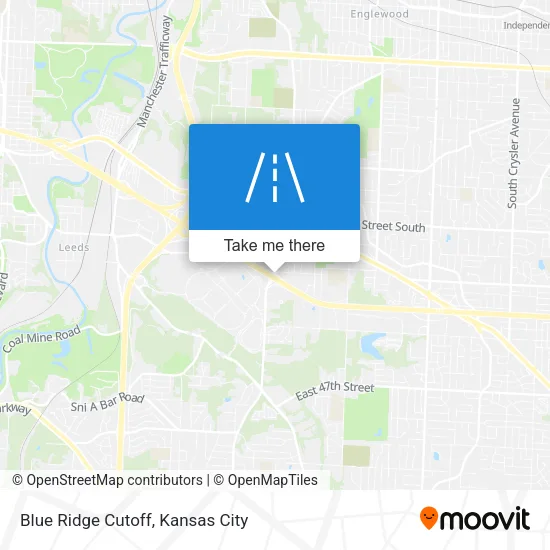Blue Ridge Cutoff map