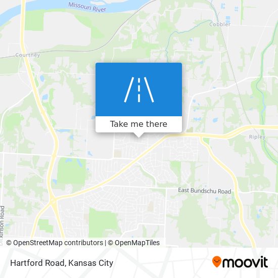 Hartford Road map