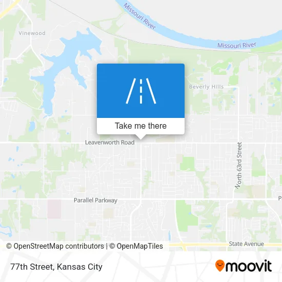 77th Street map