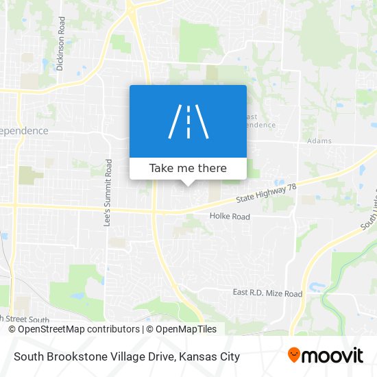 Mapa de South Brookstone Village Drive