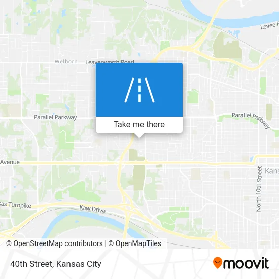 40th Street map