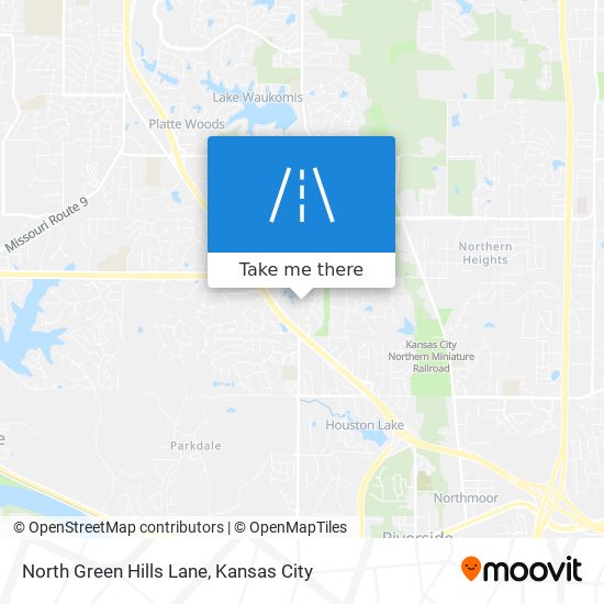 Mapa de North Green Hills Lane