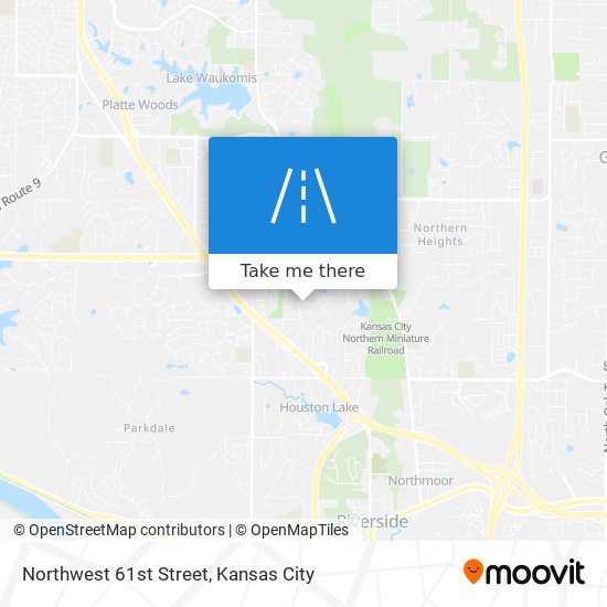 Northwest 61st Street map