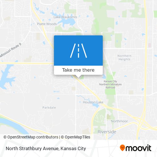 North Strathbury Avenue map