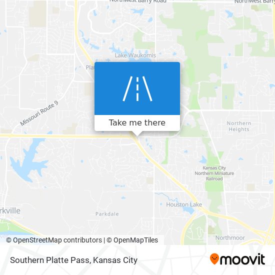 Southern Platte Pass map