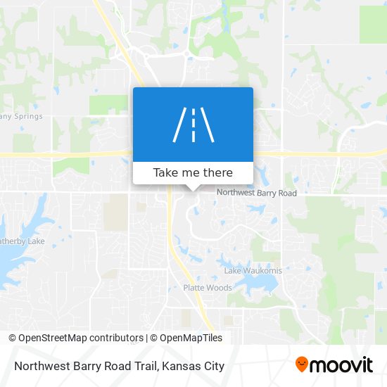 Mapa de Northwest Barry Road Trail