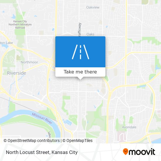 North Locust Street map