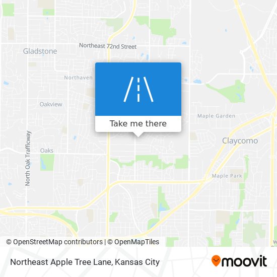 Northeast Apple Tree Lane map