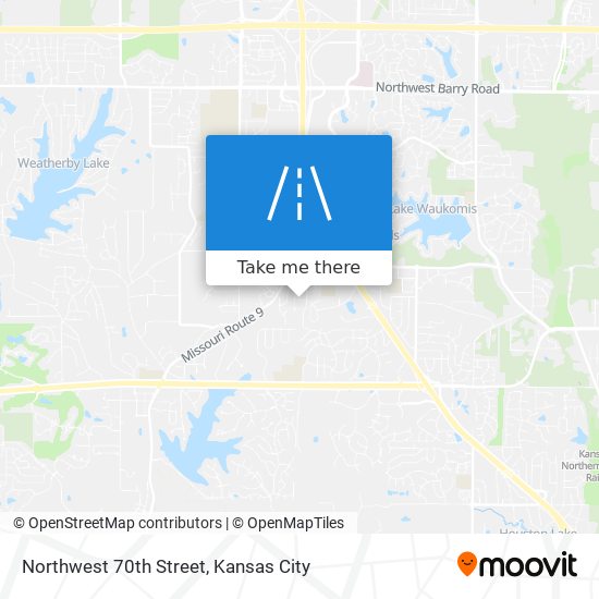 Mapa de Northwest 70th Street