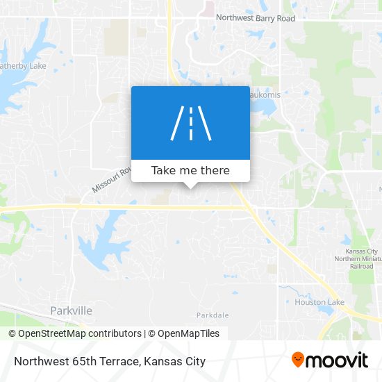 Northwest 65th Terrace map