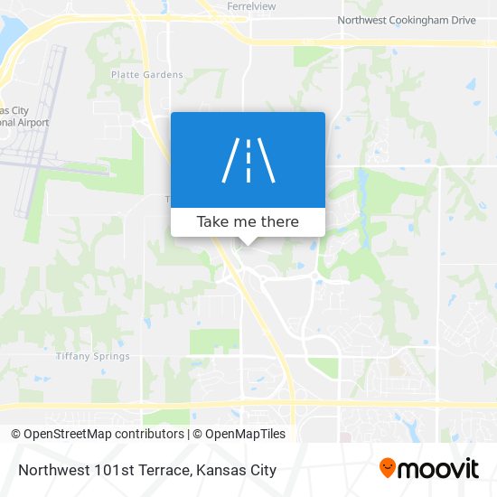 Northwest 101st Terrace map