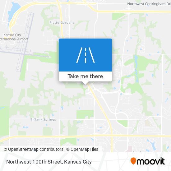 Northwest 100th Street map