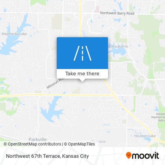 Northwest 67th Terrace map