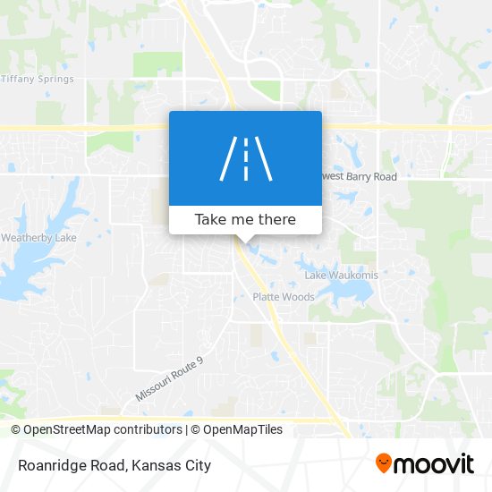 Roanridge Road map