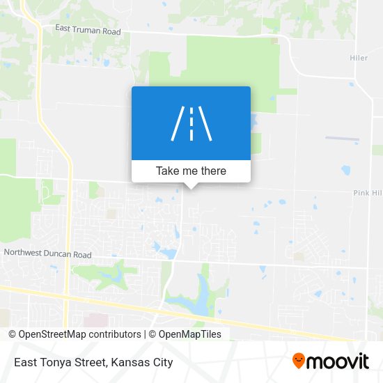 Mapa de East Tonya Street