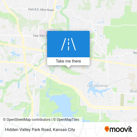 Mapa de Hidden Valley Park Road