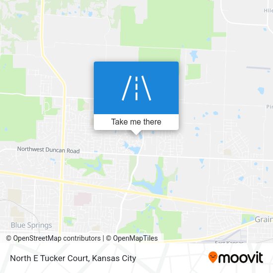 North E Tucker Court map