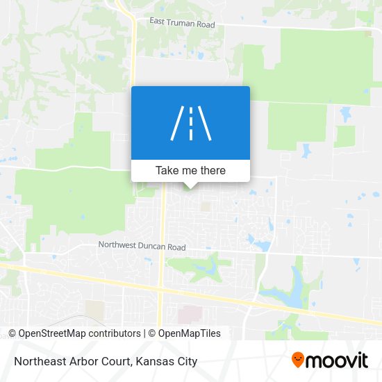 Mapa de Northeast Arbor Court