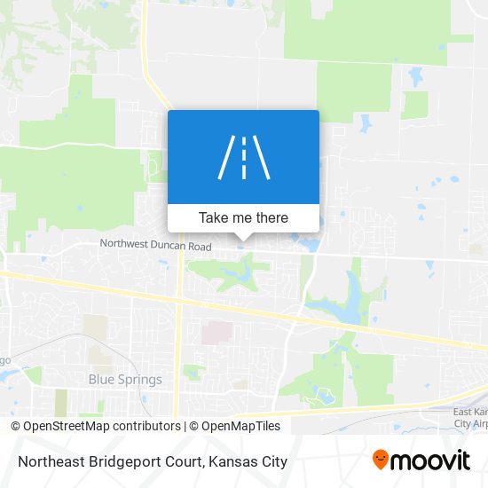 Mapa de Northeast Bridgeport Court