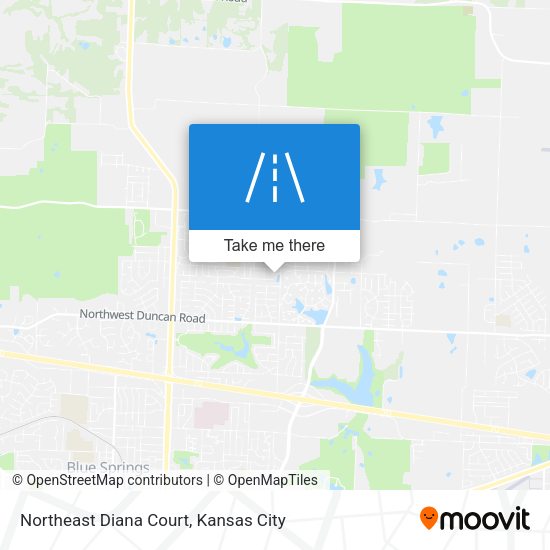 Mapa de Northeast Diana Court