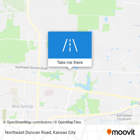 Northeast Duncan Road map