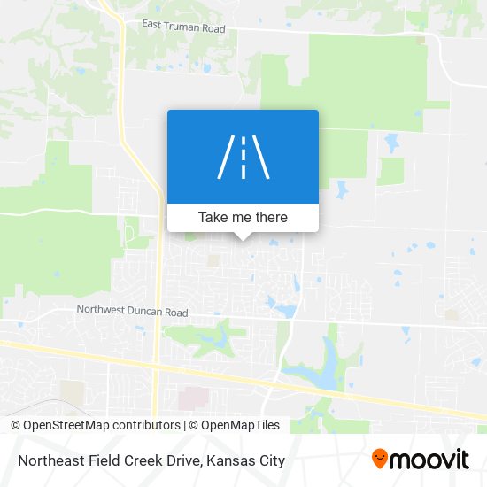 Northeast Field Creek Drive map