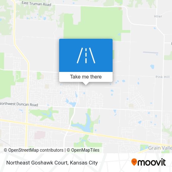 Northeast Goshawk Court map