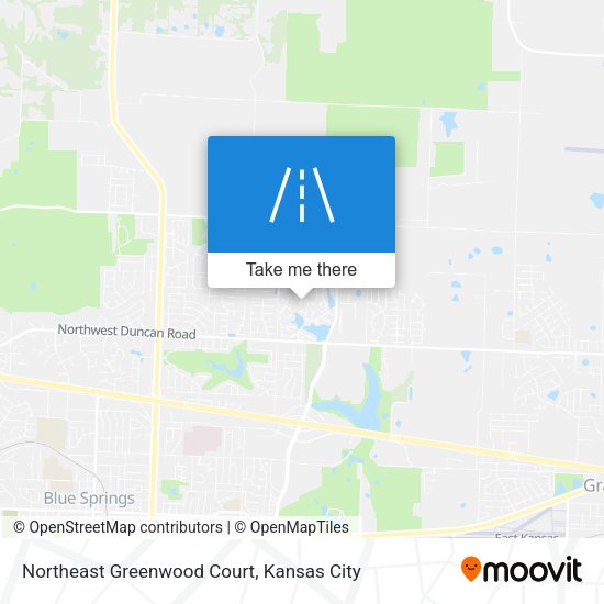 Northeast Greenwood Court map