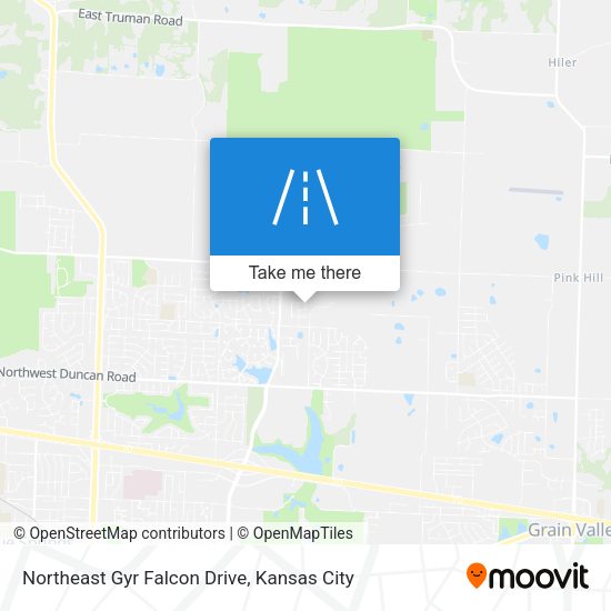 Northeast Gyr Falcon Drive map