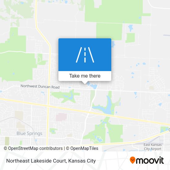 Mapa de Northeast Lakeside Court