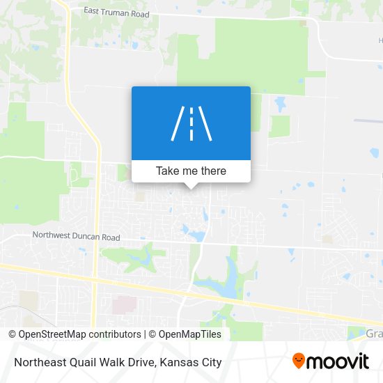 Northeast Quail Walk Drive map