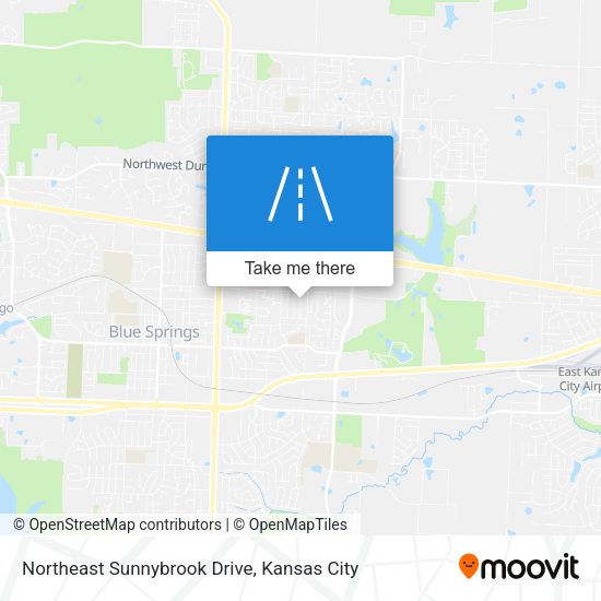 Northeast Sunnybrook Drive map