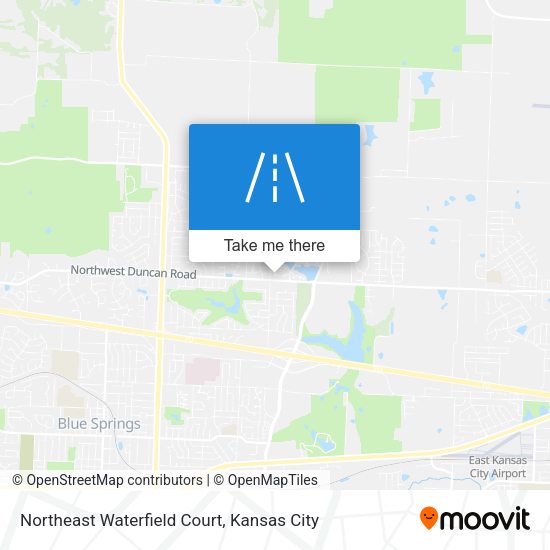 Mapa de Northeast Waterfield Court