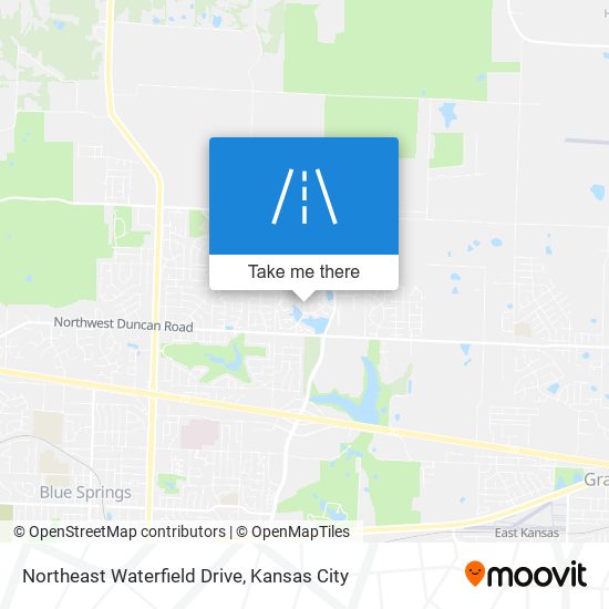 Northeast Waterfield Drive map