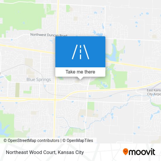 Mapa de Northeast Wood Court