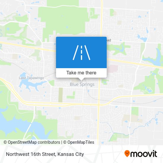 Northwest 16th Street map
