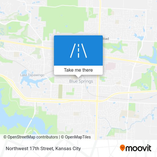 Northwest 17th Street map