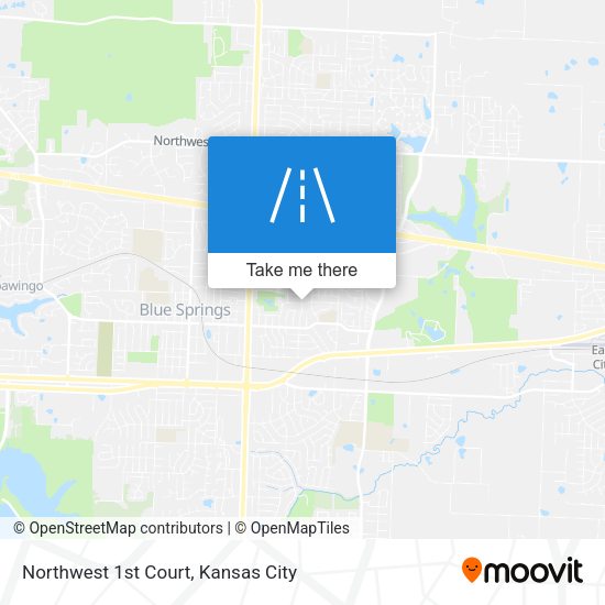 Northwest 1st Court map