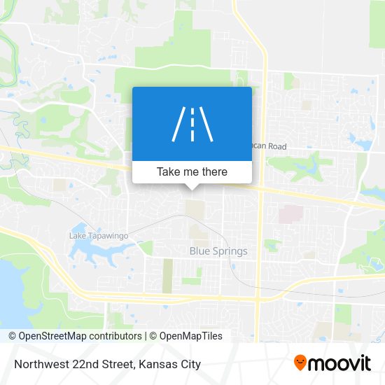 Mapa de Northwest 22nd Street