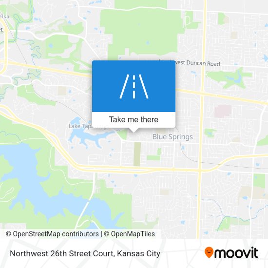 Northwest 26th Street Court map