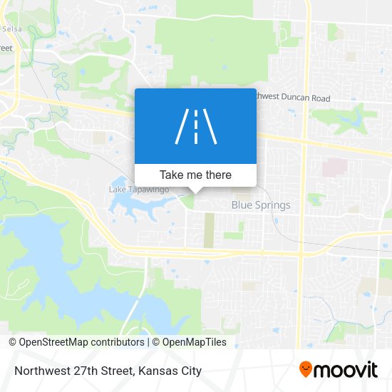 Northwest 27th Street map