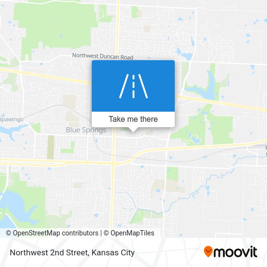 Mapa de Northwest 2nd Street