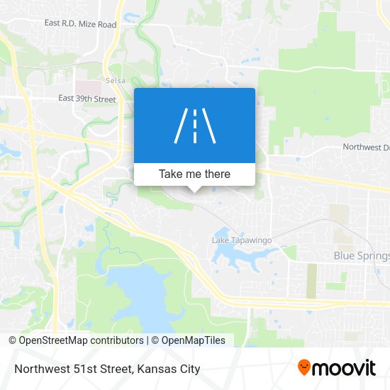 Northwest 51st Street map