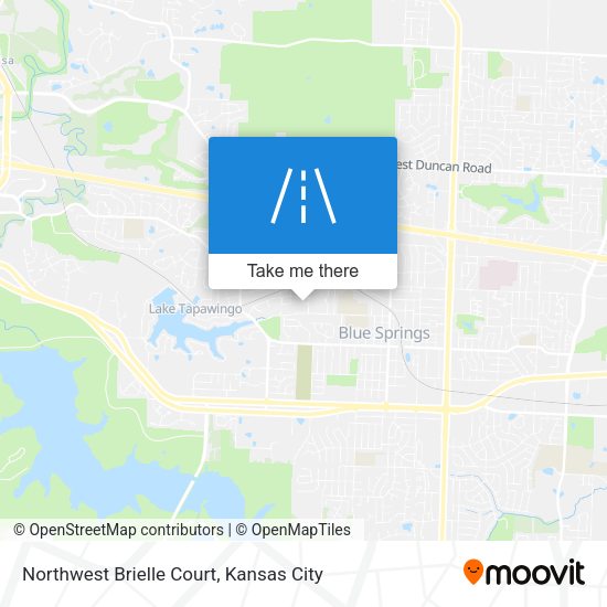 Mapa de Northwest Brielle Court
