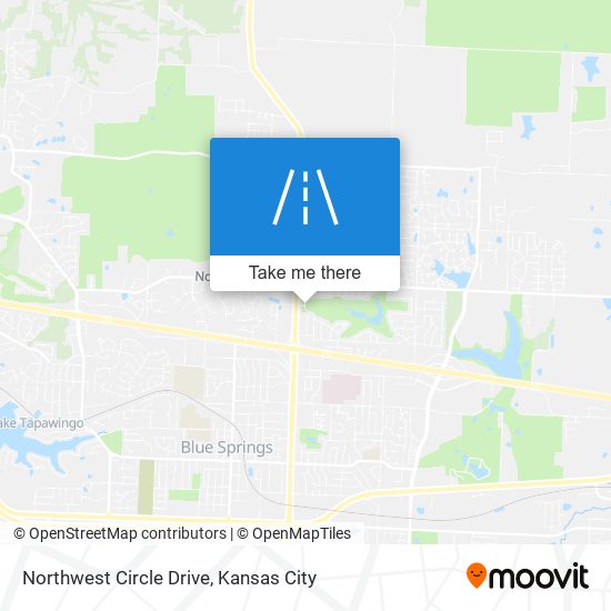 Northwest Circle Drive map